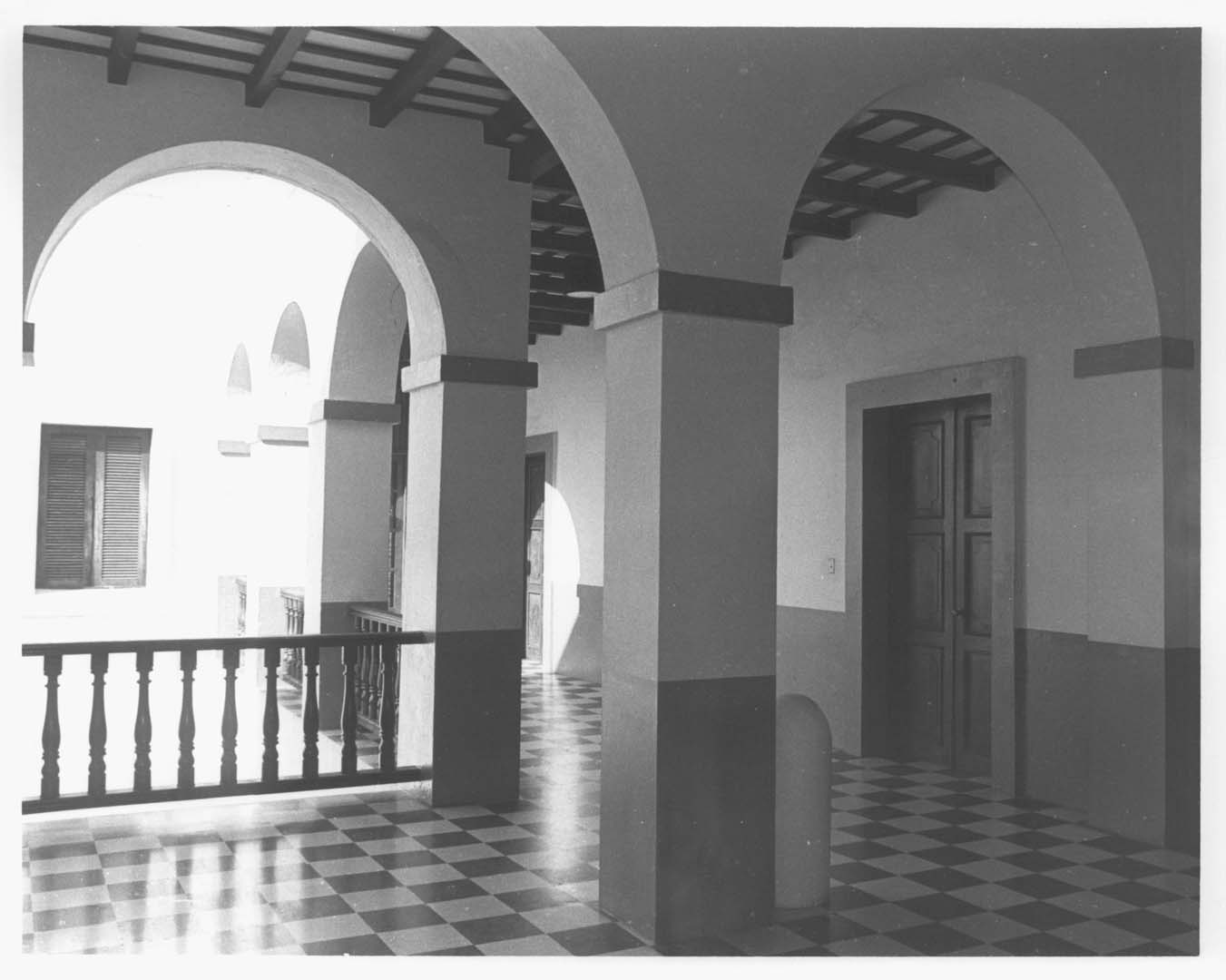 Interior de un edificio antiguo